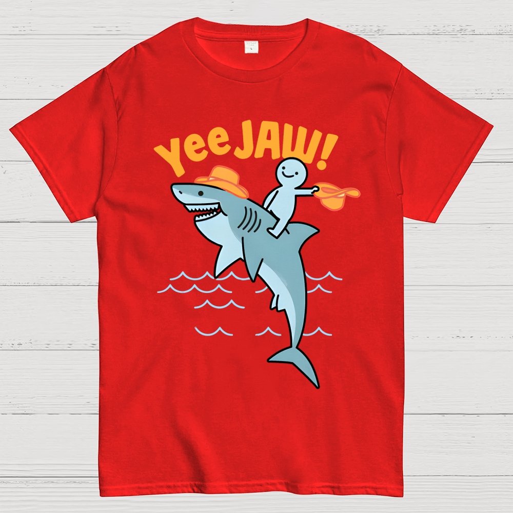 Yee Jaw! Shark Week Geek T-Shirt
