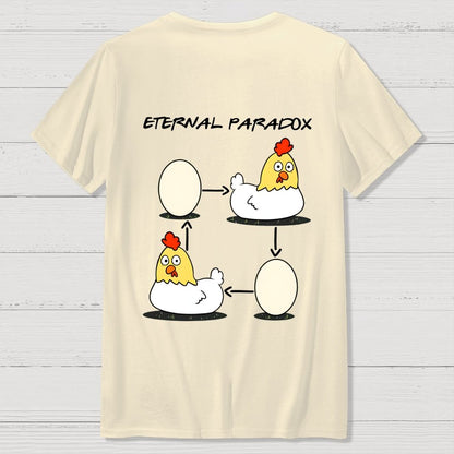 Eternal Paradox Nerdy Front And Back Printing Geek T-Shirt