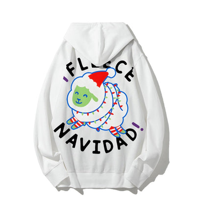 iFleece Navidad! Printed Back Cotton Hoodie