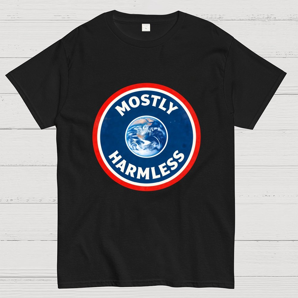 Mostly Harmless Art Print Geek T-Shirt