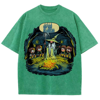 Beware of the Dark One Vintage Distressed T-shirt
