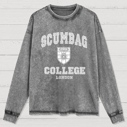Scumbag College Washed Long Sleeve Tee