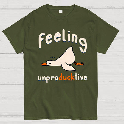 Feeling Unproducktive Geek T-Shirt