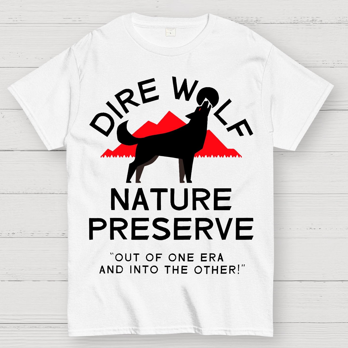 Mystic Wolf Nature Preserve Geek T-Shirt
