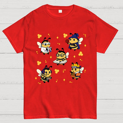 Nerdy Bees Squad Geek T-Shirt