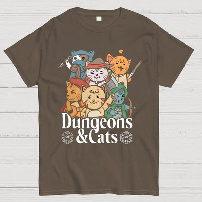 Dungeons and Cats Geeky T-Shirt