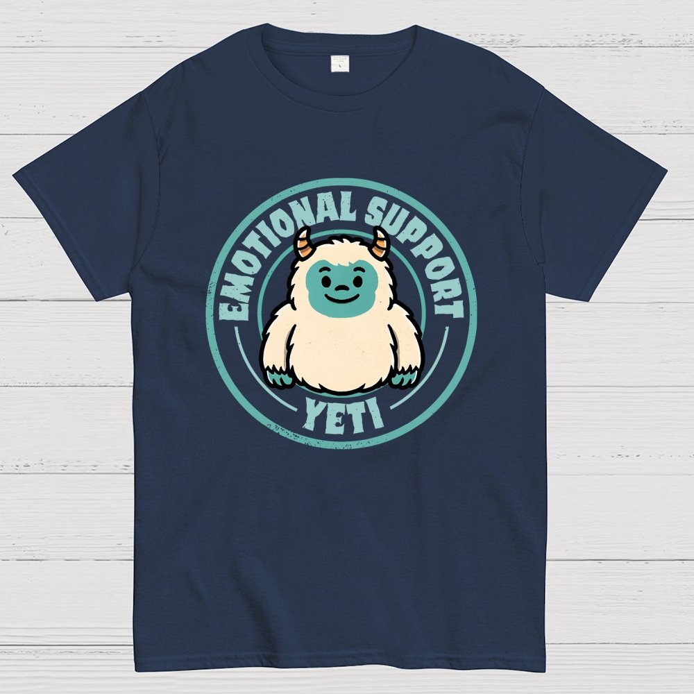 Emotional Support Yeti Geek T-Shirt
