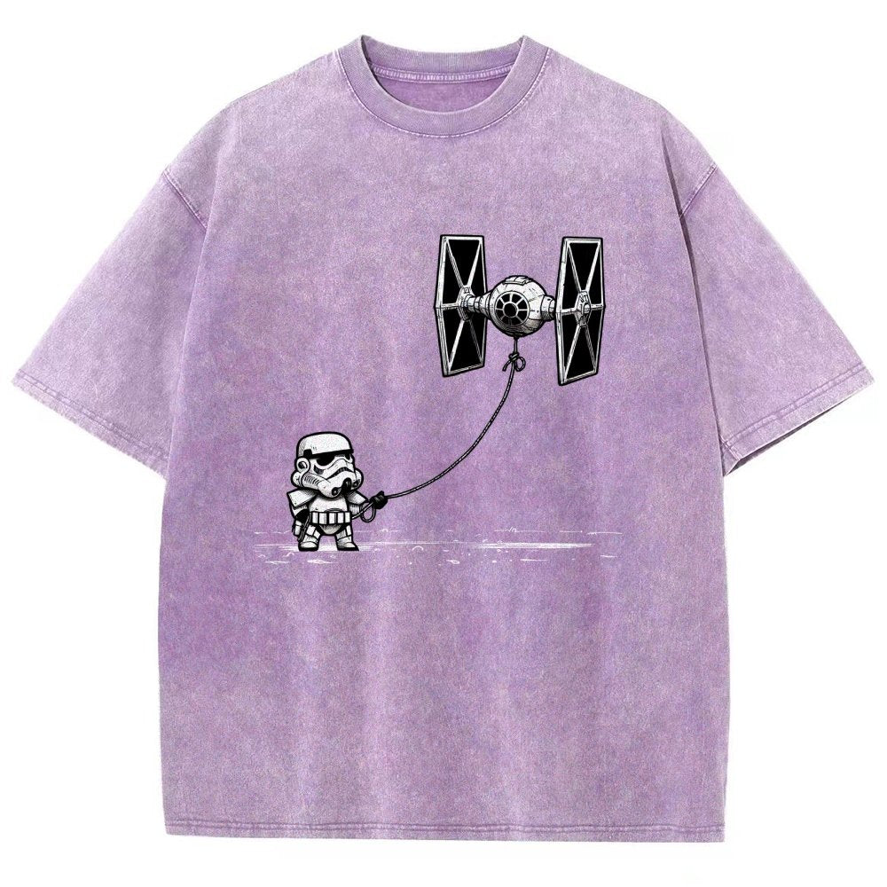 Flying The Galactic Alliance's Kite Vintage Distressed T-shirt