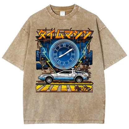 Time Machine Vintage Distressed T-shirt