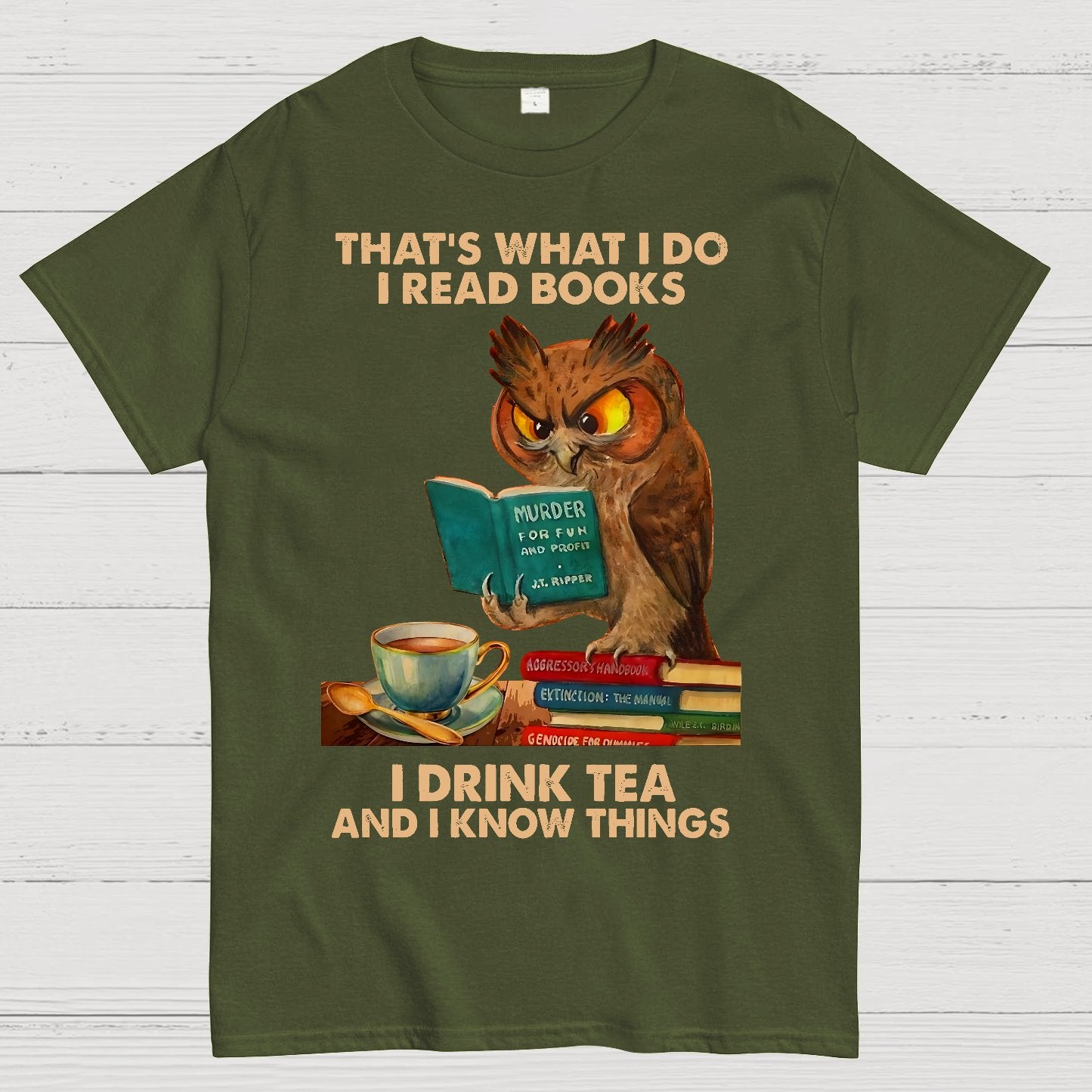 It's Not Hoarding If It's Books Geek T-Shirt