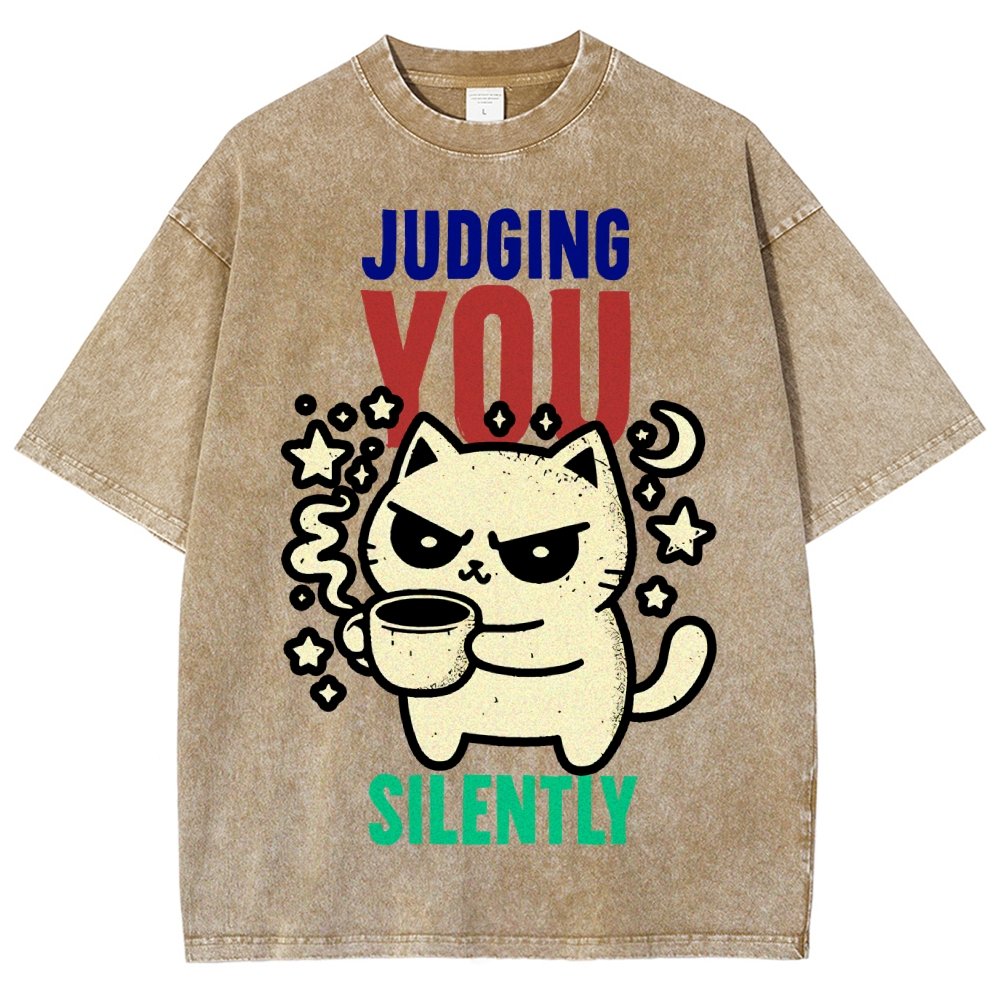 Judging You Vintage Distressed T-shirt