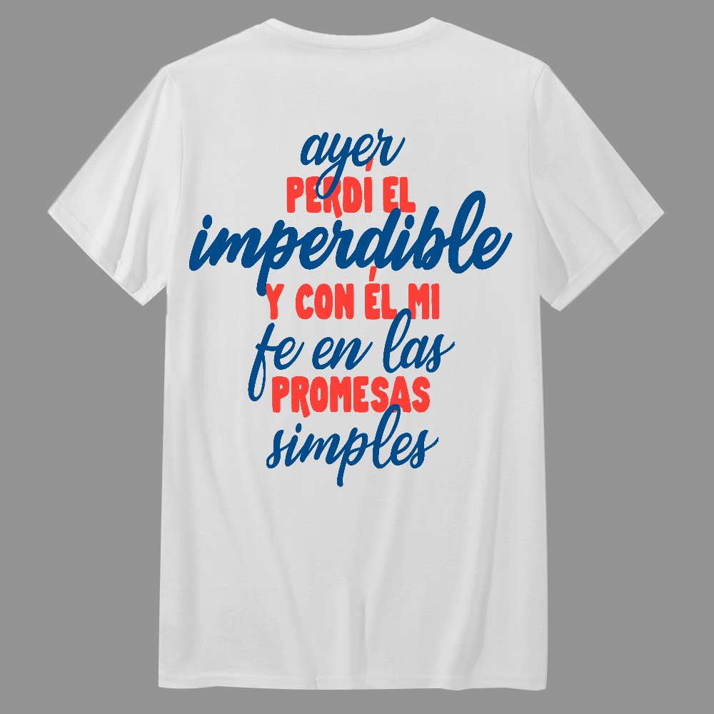 Perdí el imperdible Double-sided printing Geek T-Shirt