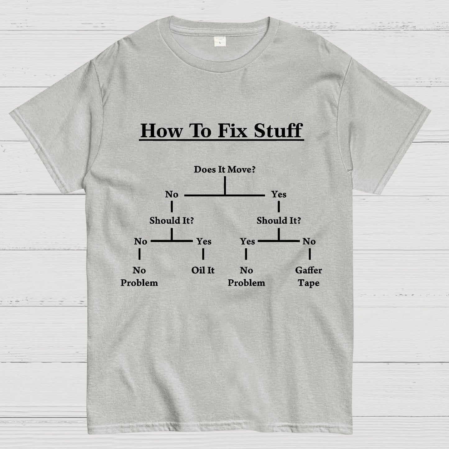How To Fix Stuff DIY Guide Geek T-Shirt