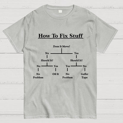 How To Fix Stuff DIY Guide Geek T-Shirt