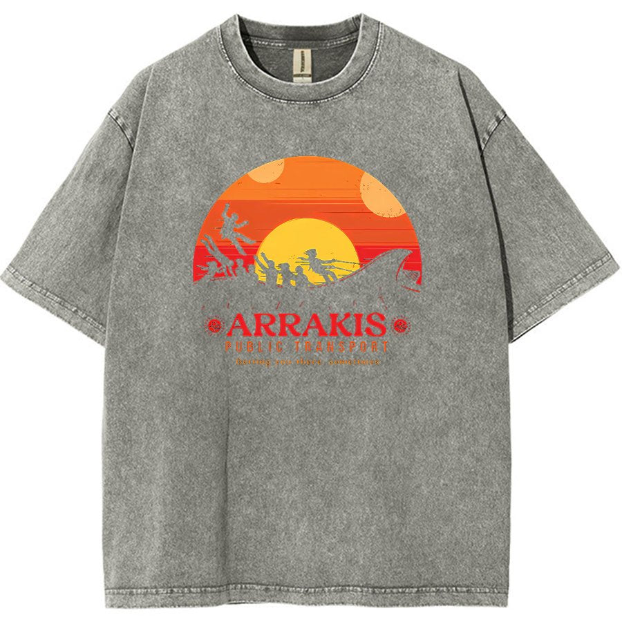 Mystic Land Getting You There Sometimes Vintage Distressed T-shirt