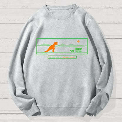 A Wormhole in Oregon Geek Cotton Sweatshirt