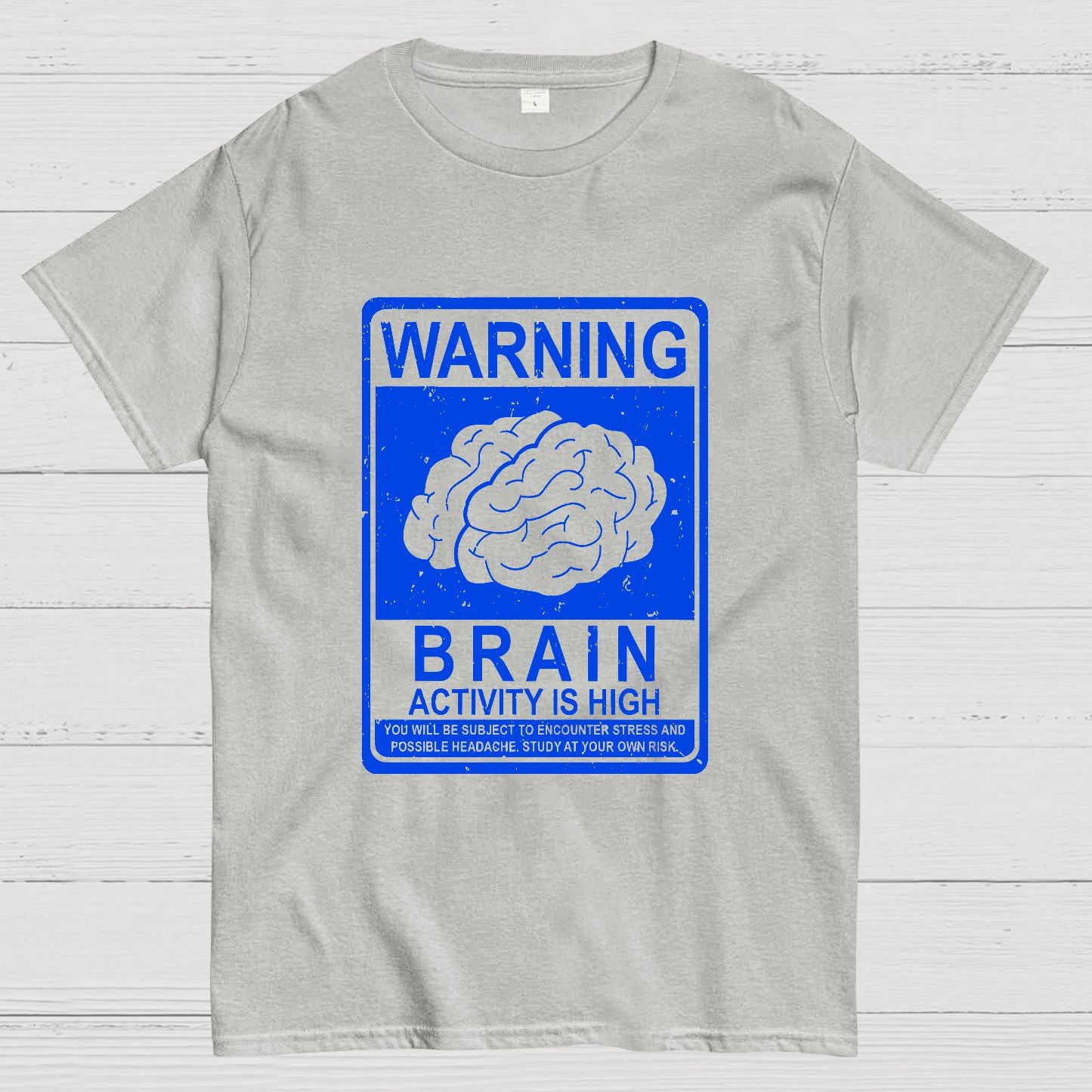 Warning Brain Activity Is High Geeky T-Shirt