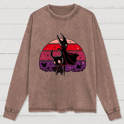 Vintage Hollow Washed Long Sleeve Tee
