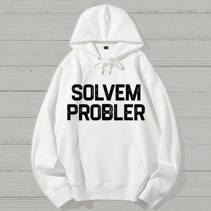 Problem Solved Geek Cotton Hoodie