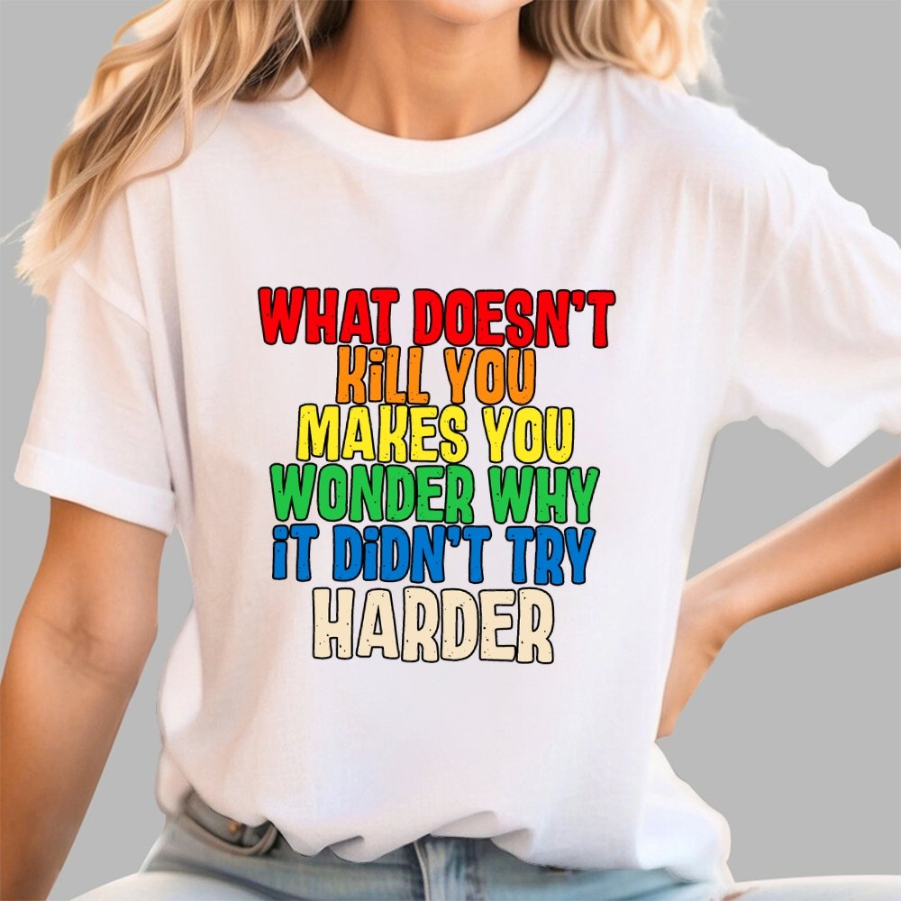 Try Harder Geek T-Shirt