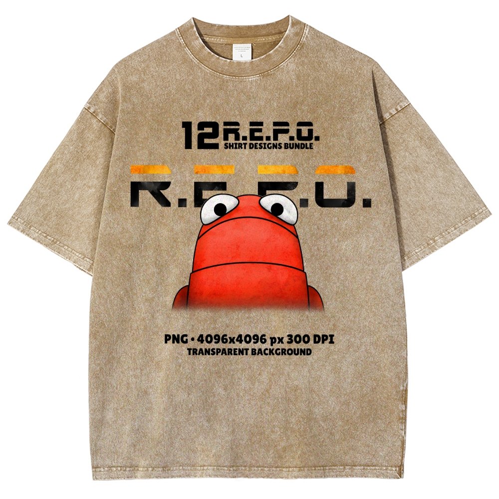 R.E.P.O. Game Funny Meme Vintage Distressed T-shirt