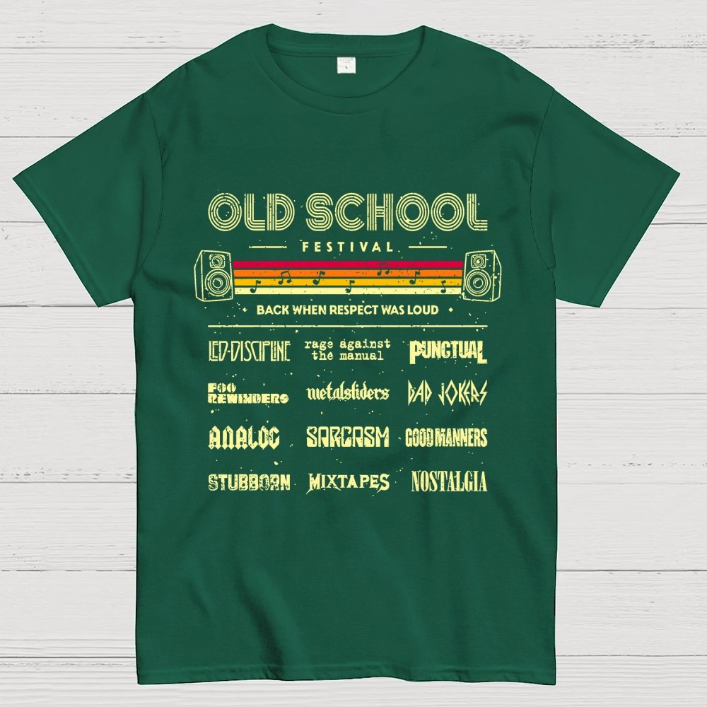 Old School Festival Unisex Geek T-Shirt