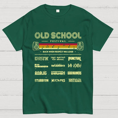 Old School Festival Unisex Geek T-Shirt