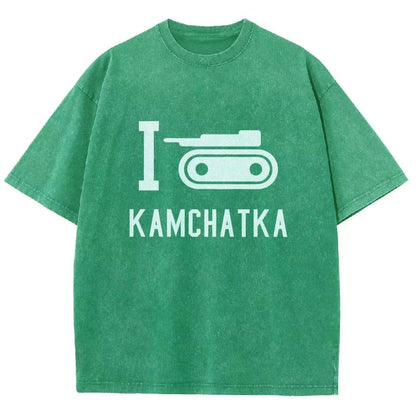 I Love Kamchatka Vintage Distressed T-shirt