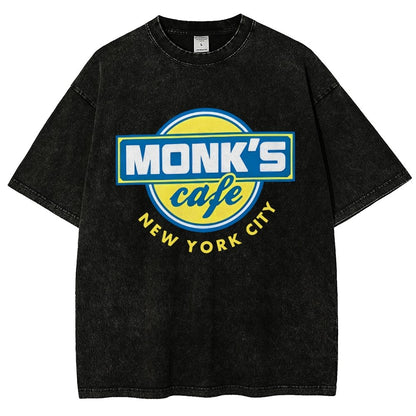 Mystic Cafe Vintage Distressed T-shirt