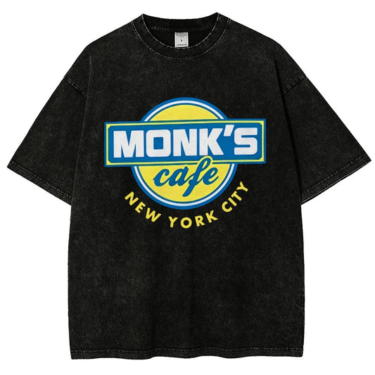 Mystic Cafe Vintage Distressed T-shirt