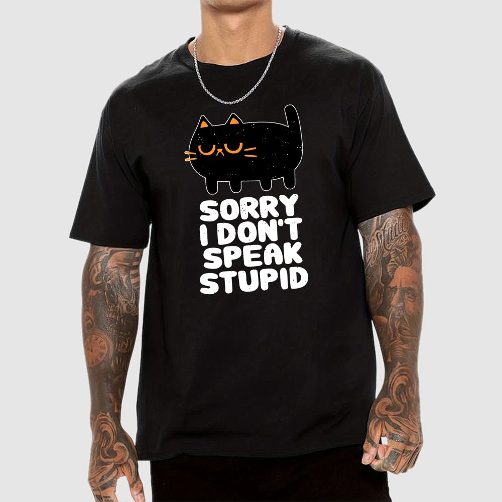 I Don't Speak Stupid Geek T-Shirt