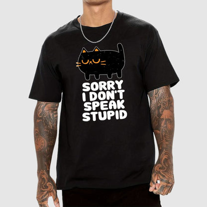 I Don't Speak Stupid Geek T-Shirt