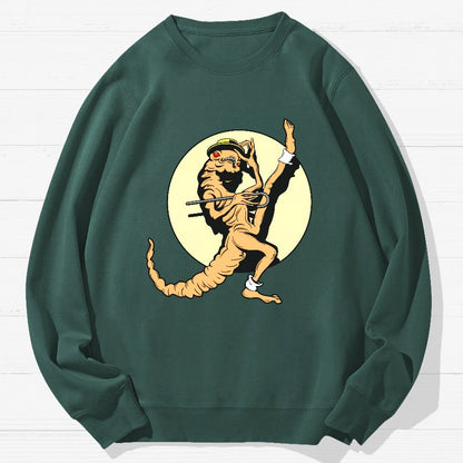 Space-themed Funny Magnet Geek Cotton Sweatshirt