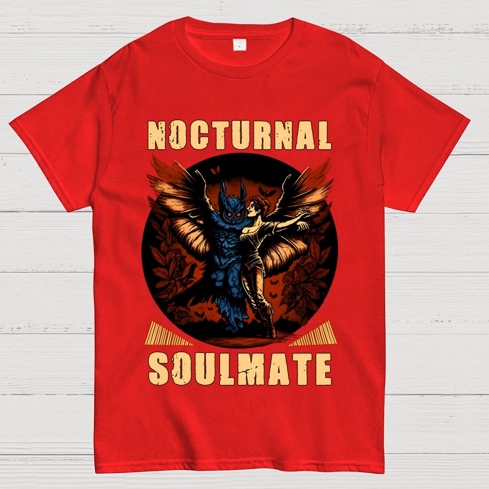 Mothman nocturnal soulmate Unisex Geek T-Shirt