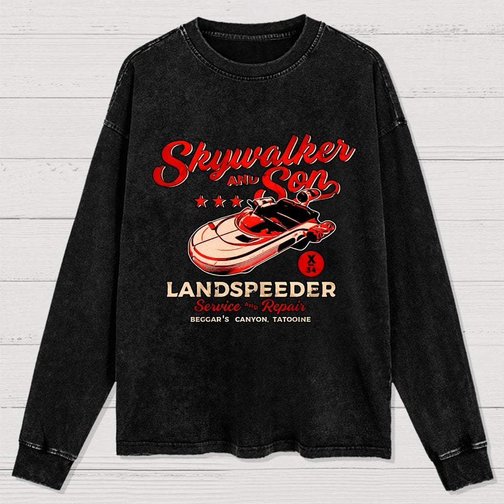 Speeder Shop Washed Long Sleeve Tee