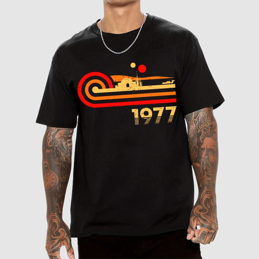 Retro Vintage Desert Planet Geek T-Shirt