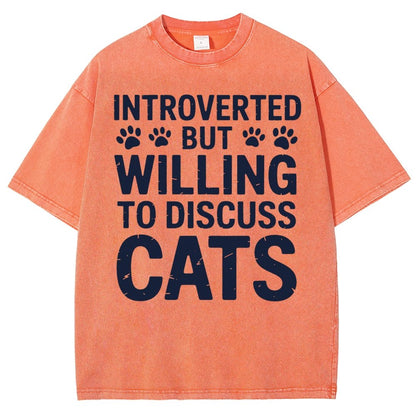 Introverted Vintage Distressed T-shirt
