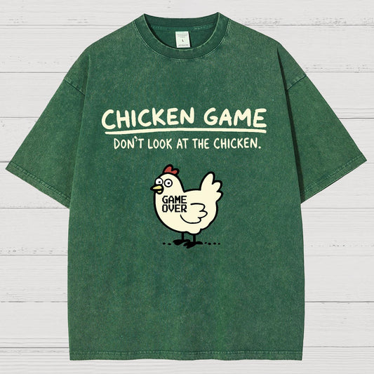 Chicken Game Vintage Distressed T-shirt