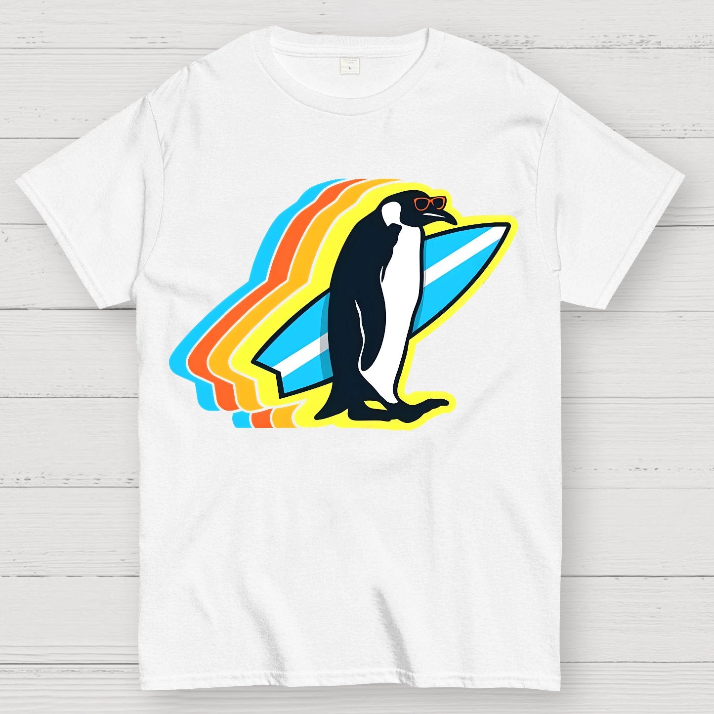 Surf Antarctica Geek T-Shirt