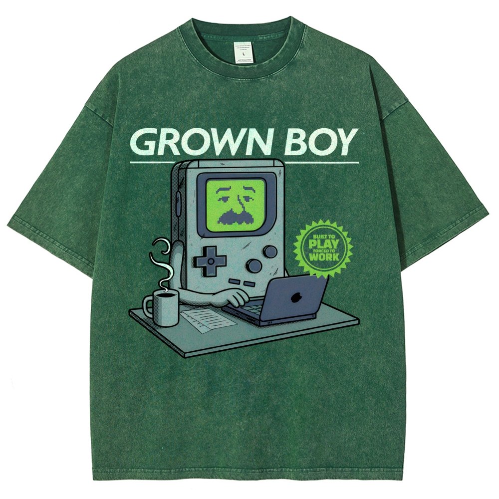 Grown Boy Vintage Distressed T-shirt