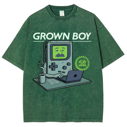 Grown Boy Vintage Distressed T-shirt