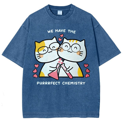 Valentine's Day.Perfect Chemistry Vintage Distressed T-shirt