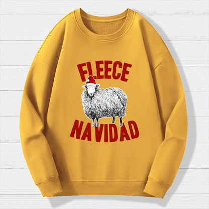 FLEECE NAVIDAD Christmas Geek Cotton Sweatshirt