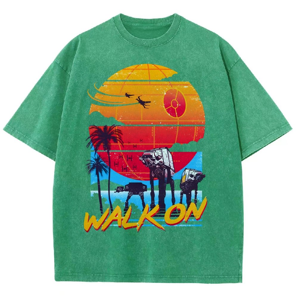 Walk On Vintage Distressed T-shirt