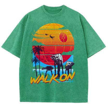 Walk On Vintage Distressed T-shirt