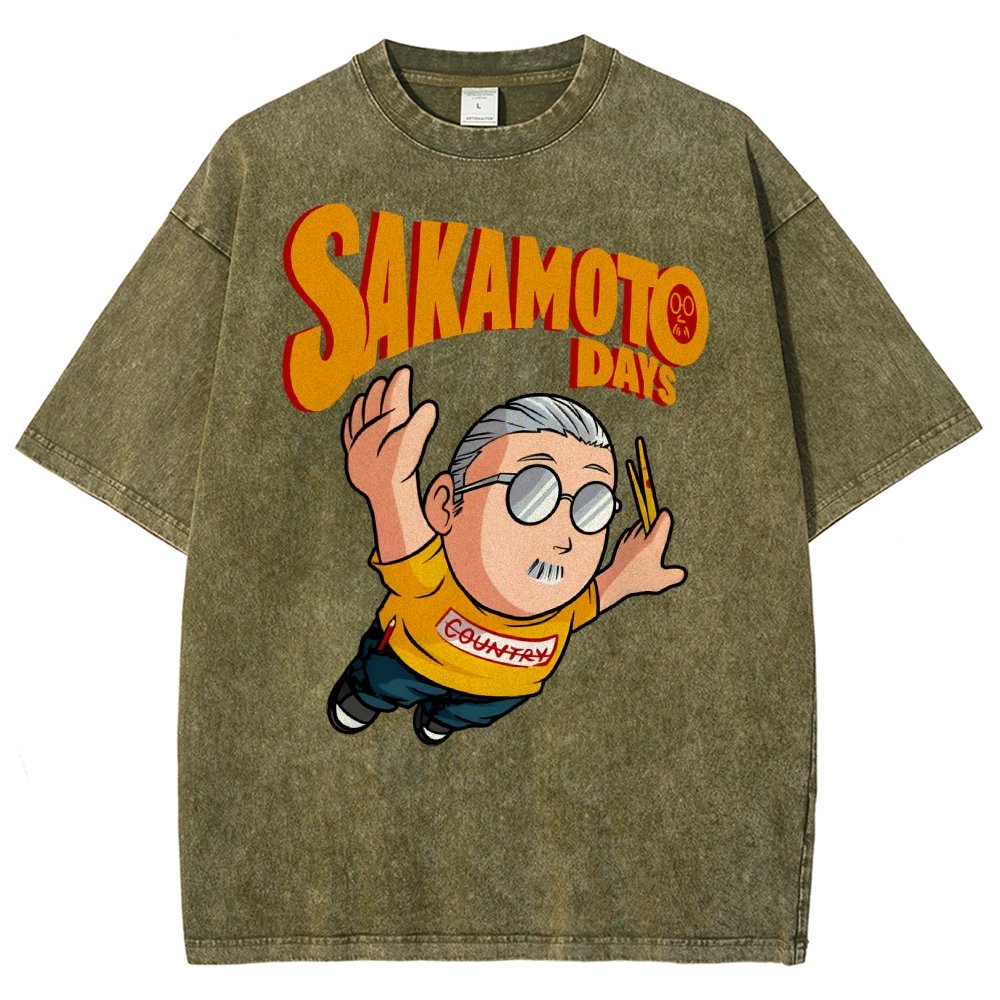 Flying Sakamoto Vintage Distressed T-shirt
