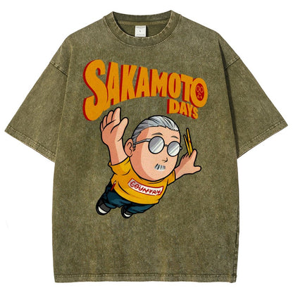Flying Sakamoto Vintage Distressed T-shirt