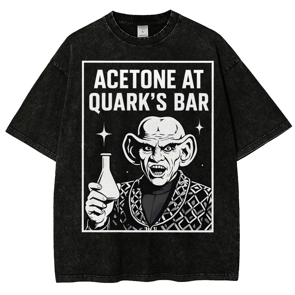 ACETONE AT A SPACE BAR Vintage Distressed T-shirt