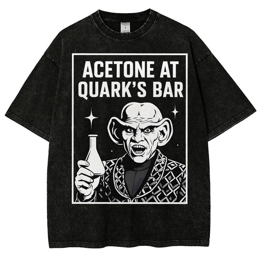 ACETONE AT A SPACE BAR Vintage Distressed T-shirt