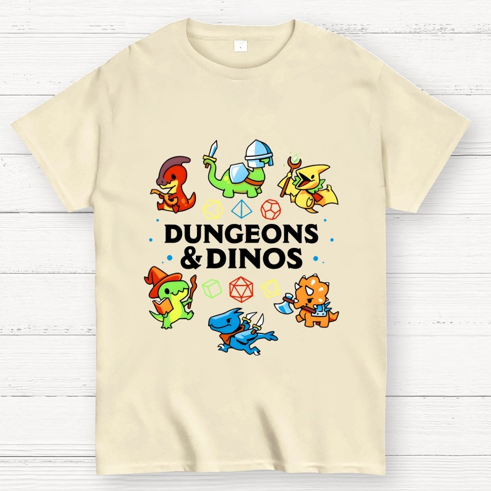 Dungeons & Dinos Geek T-Shirt